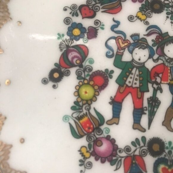 New Arta Austria Enamel Painted Plate - Picture 8 of 10